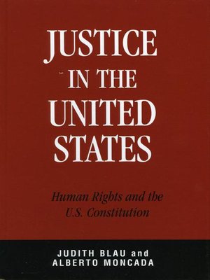 cover image of Justice in the United States